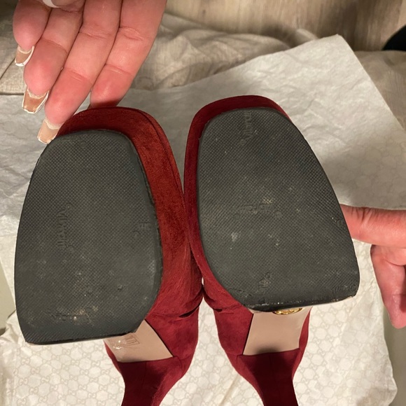 Beautiful, soft burgundy Gucci boots in size 35-1/2 - Picture 8 of 16